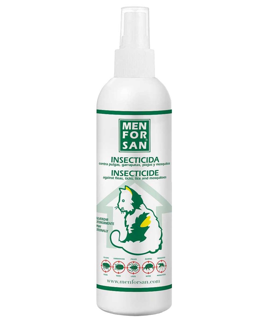 Gatos Men For San Sprays | Men For San Insecticida Contra Pulgas, Garrapatas, Piojos Y Mosquitos Para Gatos