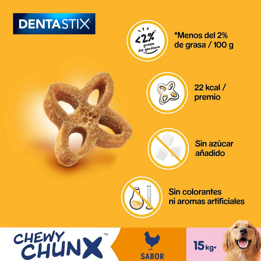 Perros Pedigree Higiene Dental | Pedigree Dentastix Chewy Chunx Snack Dental Perros Medianos Y Grandes De Pollo