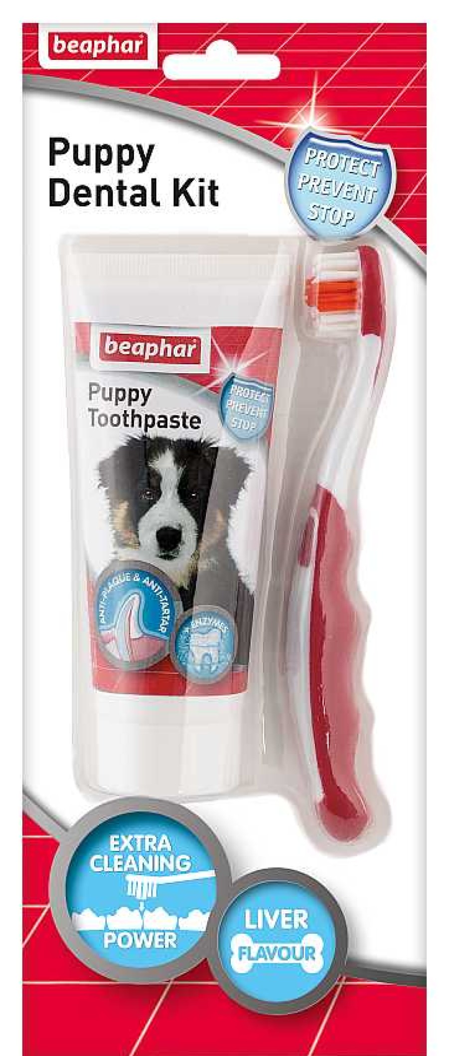 Perros Beaphar Higiene Bucodental | Beaphar Pack Dental Cachorros Pasta Dental + Cepillo