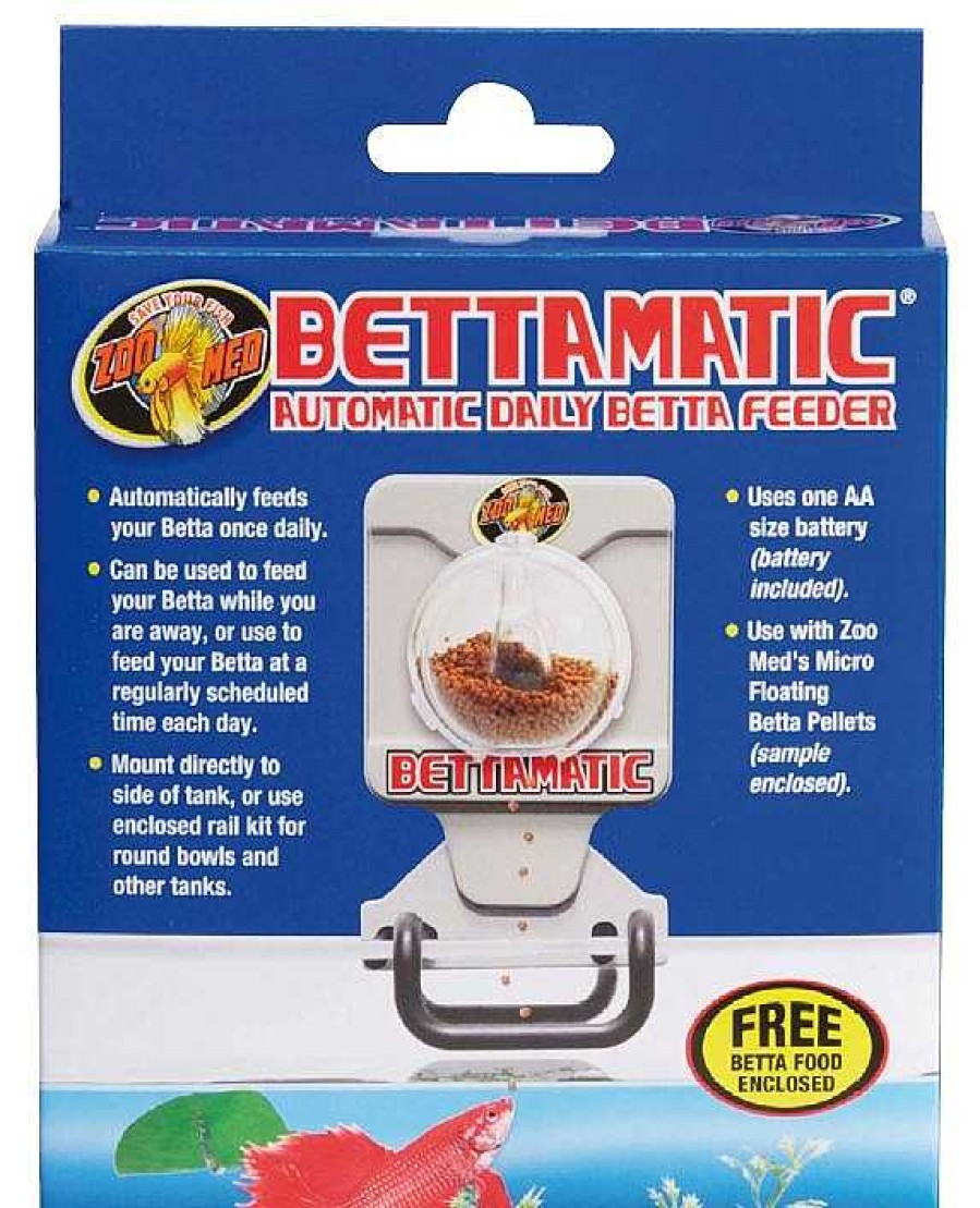 Peces Zoo Med Comederos Autom Ticos | Zoo Med Bettamatic Comedero Automatico Para Betta