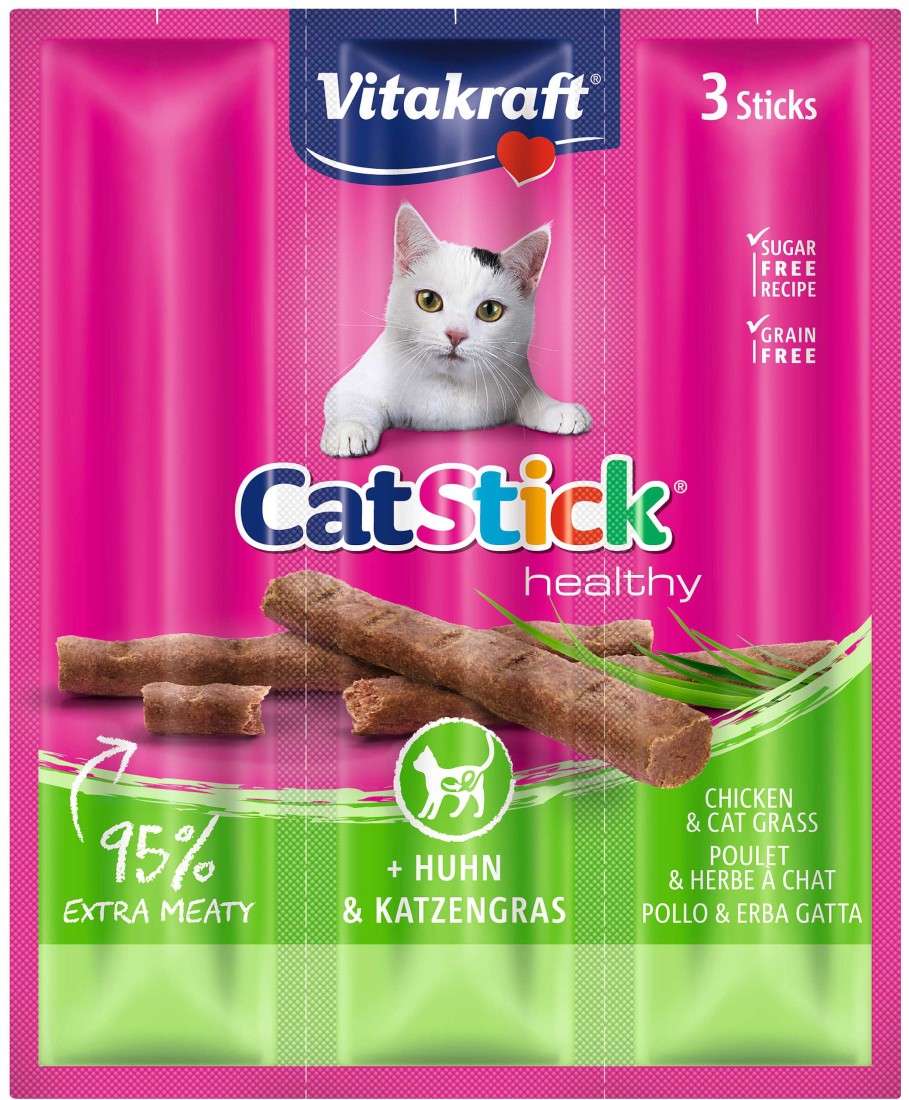 Gatos Vitakraft Palitos | Vitakraft Cat Stick Pollo Y Hierba Gatera