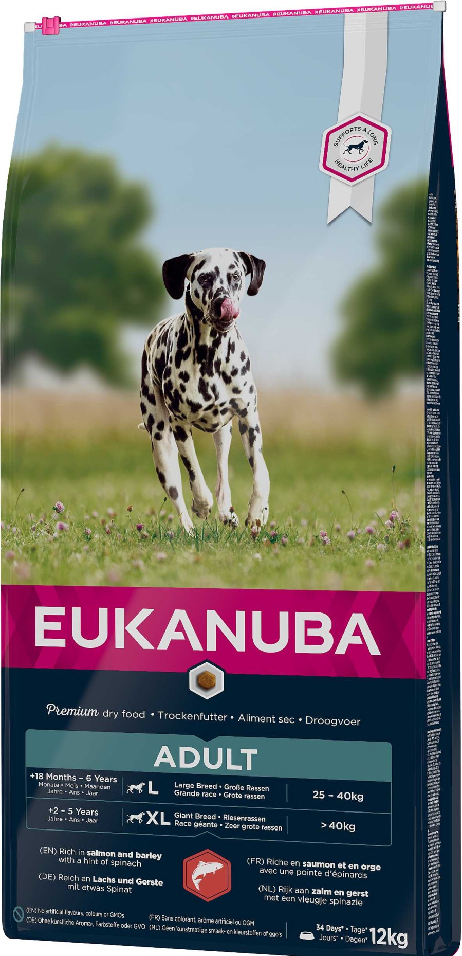 Perros Eukanuba Pienso | Eukanuba Pienso Para Perros Adultos De Razas Grandes Con Salm N Y Cebada