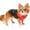 Perros FuzzYard Abrigos Y Capas | Fuzzyard Chaqueta East Harlem Acolchada Roja Para Perro