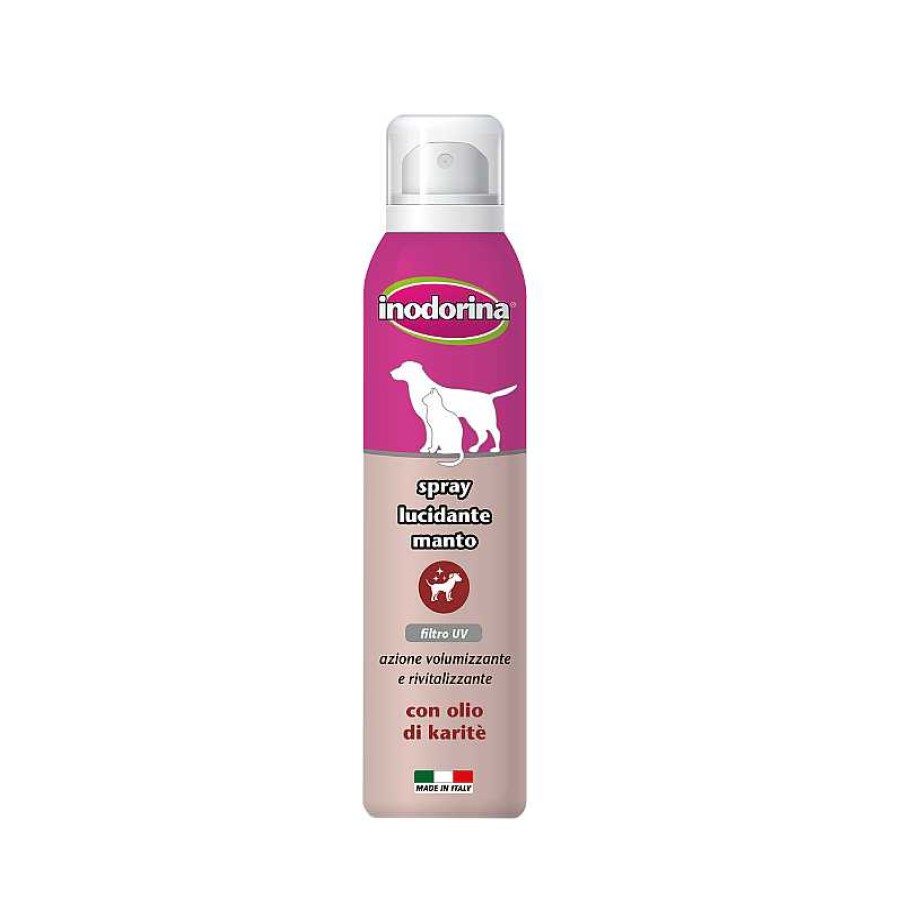 Perros Inodorina Acondicionadores Y Complementos | Inodorina Spray Brillo Filtro Uv Para Perros Y Gatos