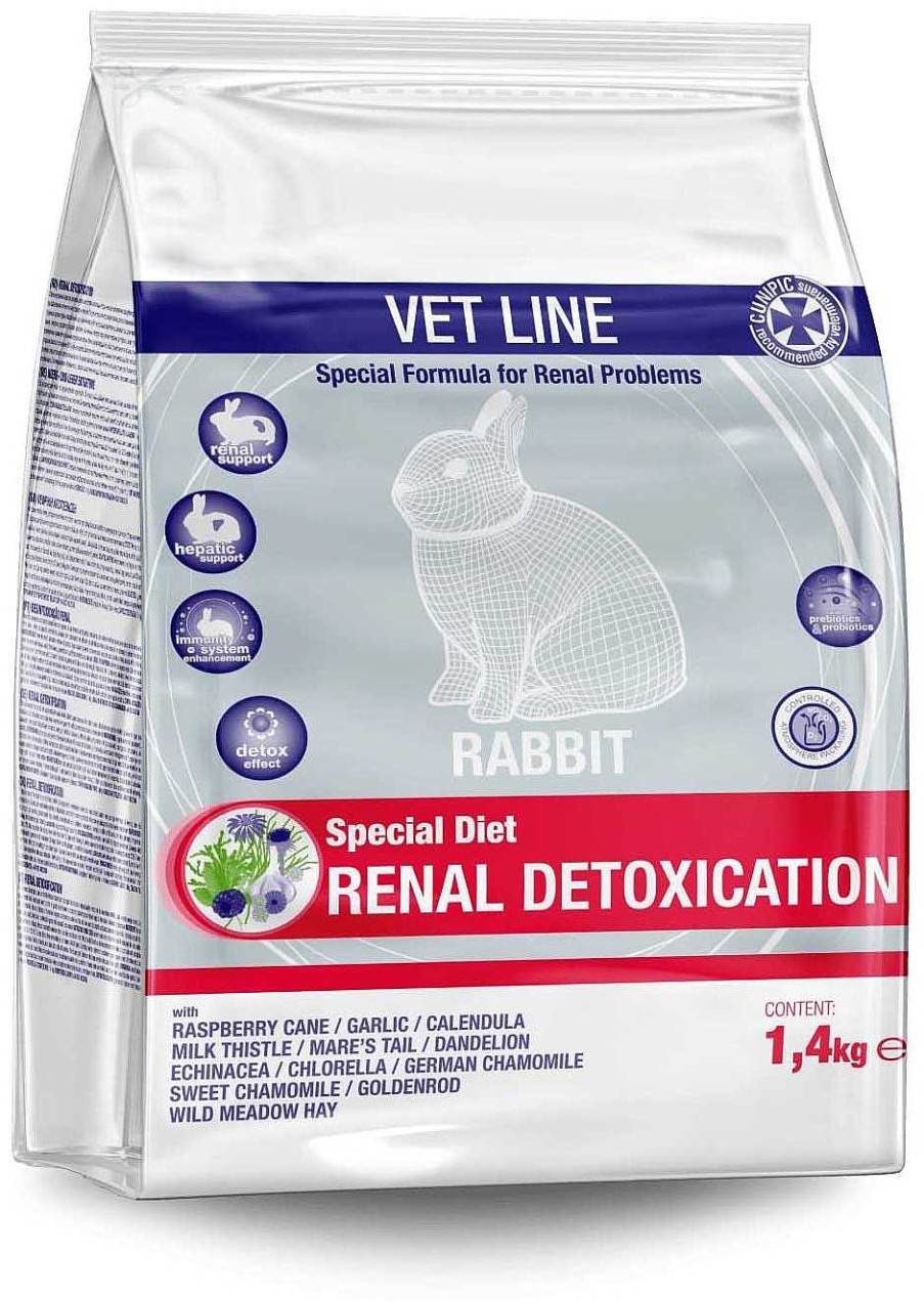 Roedores Cunipic | Cunipic Alimento Completo Vet Line Renal Detoxication Para Conejos