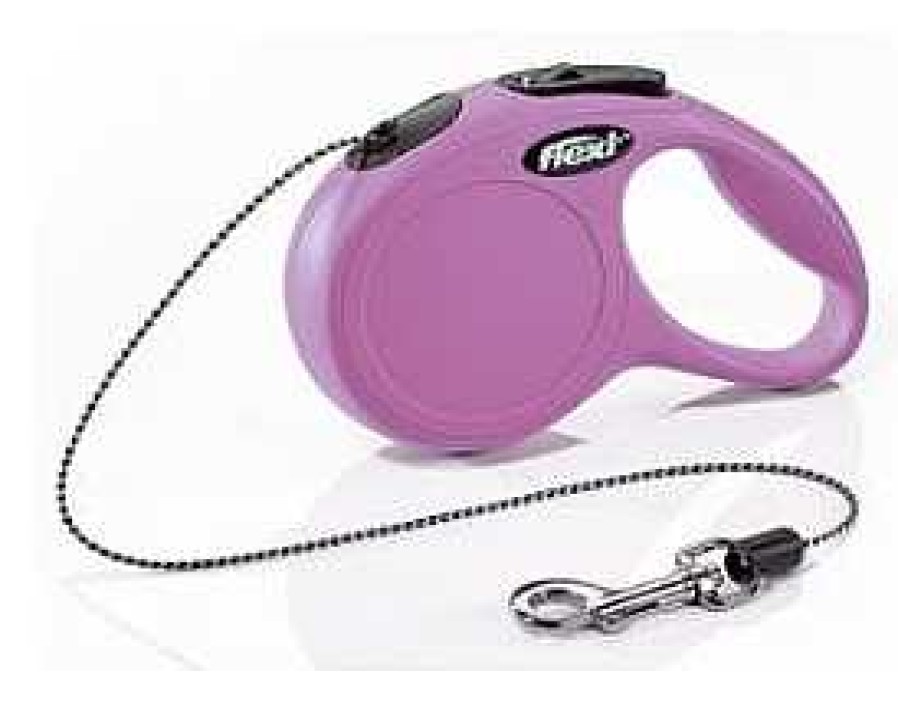 Gatos Flexi Arneses Y Correas | Flexi Correa New Classic Rosa De Cord N Para Gato Y Perro Peque O