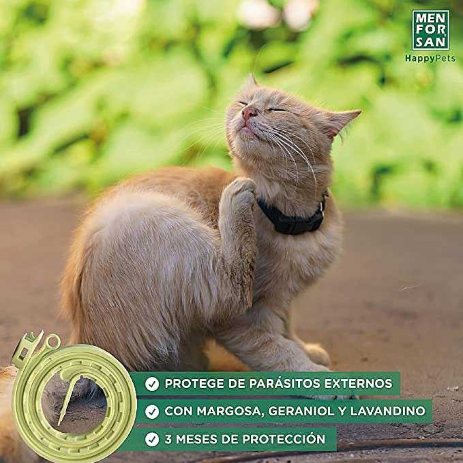 Gatos Men For San Collares | Men For San Collar Repelente Natural Para Gatos