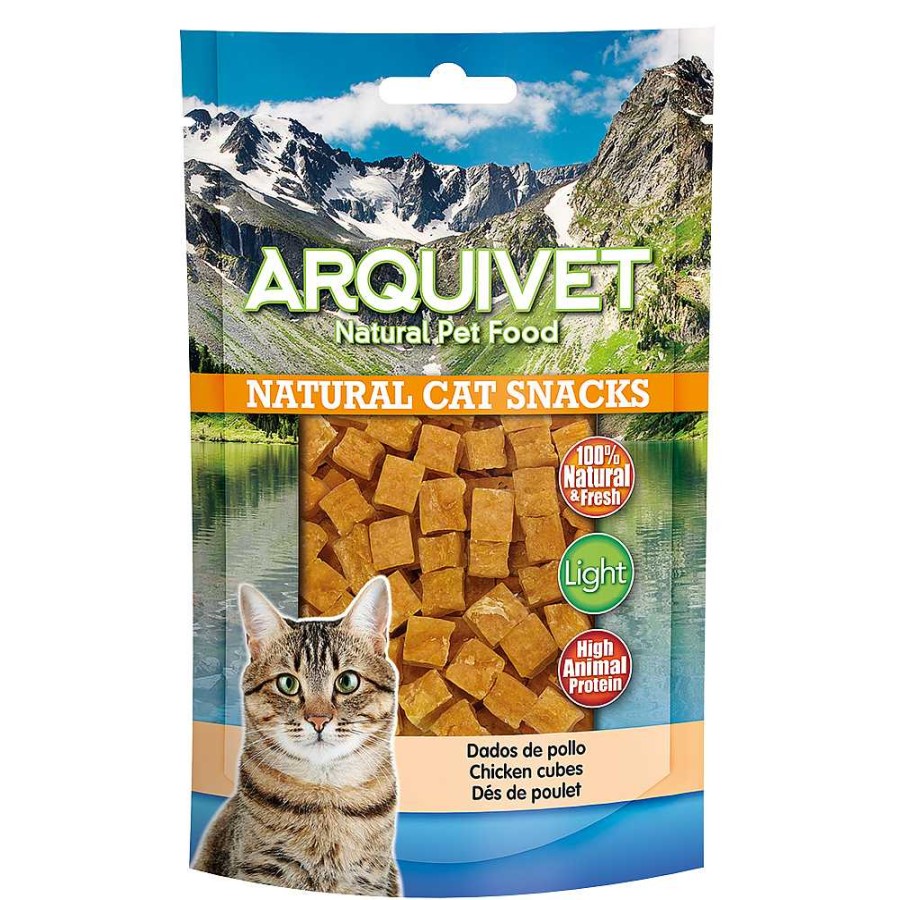 Gatos Arquivet Naturales | Arquivet Snack Natural Para Gatos Dados De Pollo