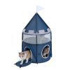 Gatos Catit T Neles | Catit Castillo Cueva Azul Vesper Castle Para Gatos