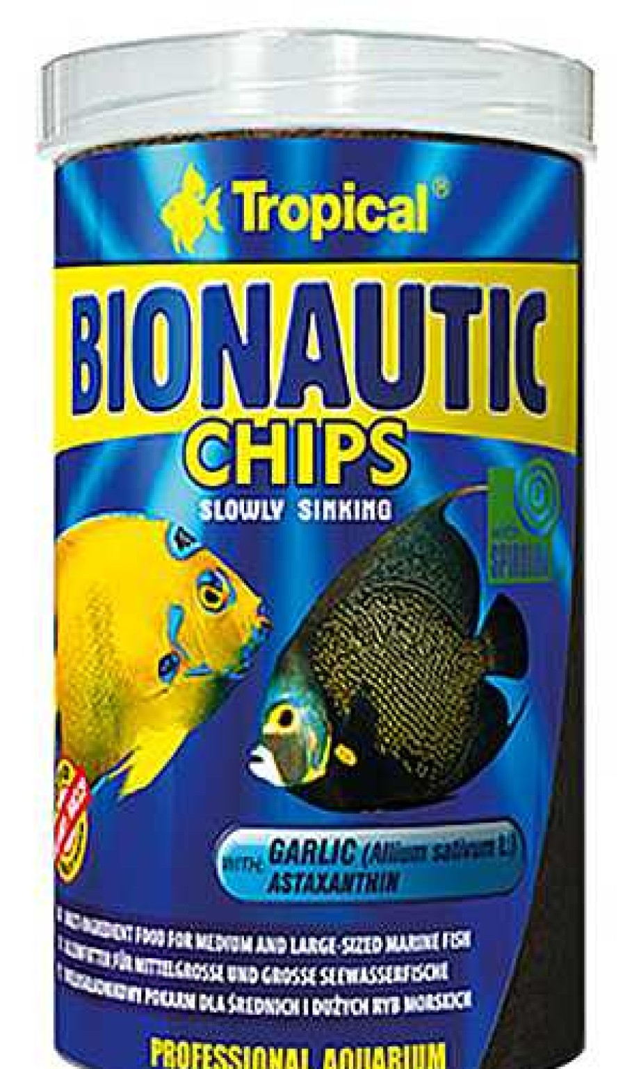 Peces Tropical Agua Salada | Tropical Bionautic Chips 1000 Ml