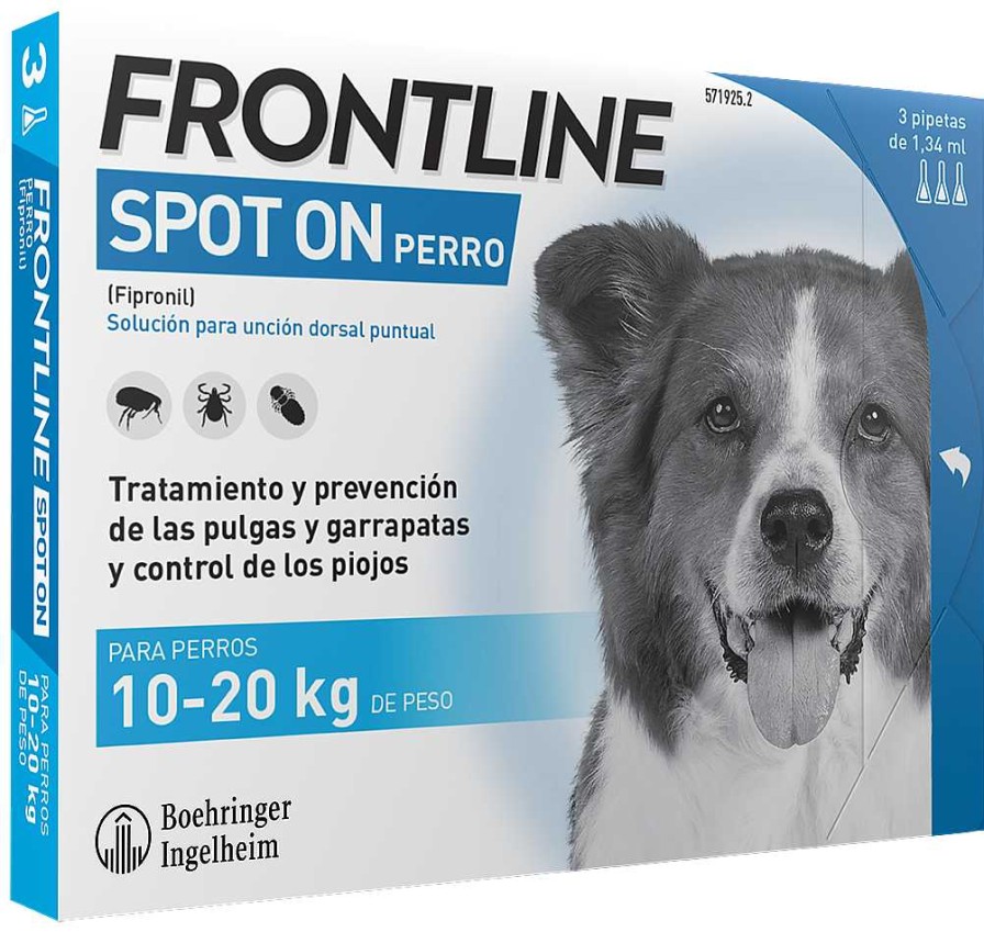 Perros Frontline Pipetas | Frontline Pipetas Spot On Para Perros De 10-20 Kg