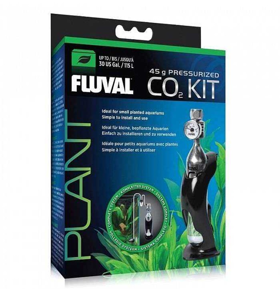 Peces Fluval Mantenimiento Del Agua | Fluval Co2 Kit Presurizado 45G Para 115L