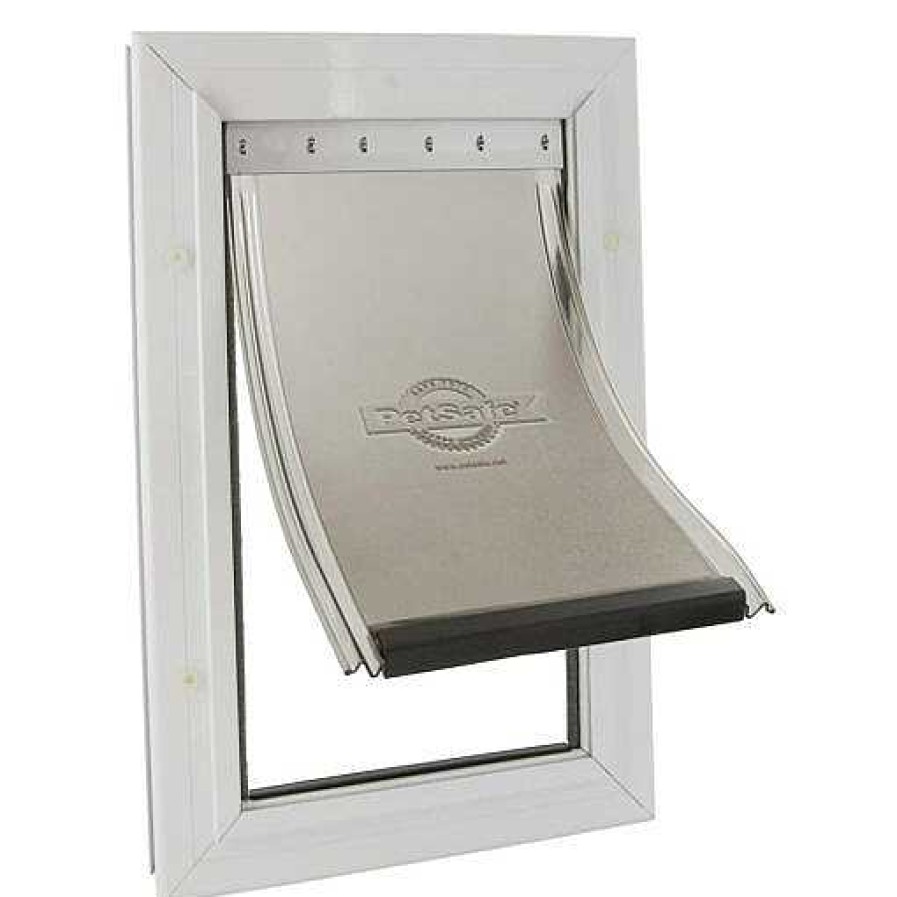 Gatos Petsafe | Petsafe Puerta De Aluminio N°0660 Blanca