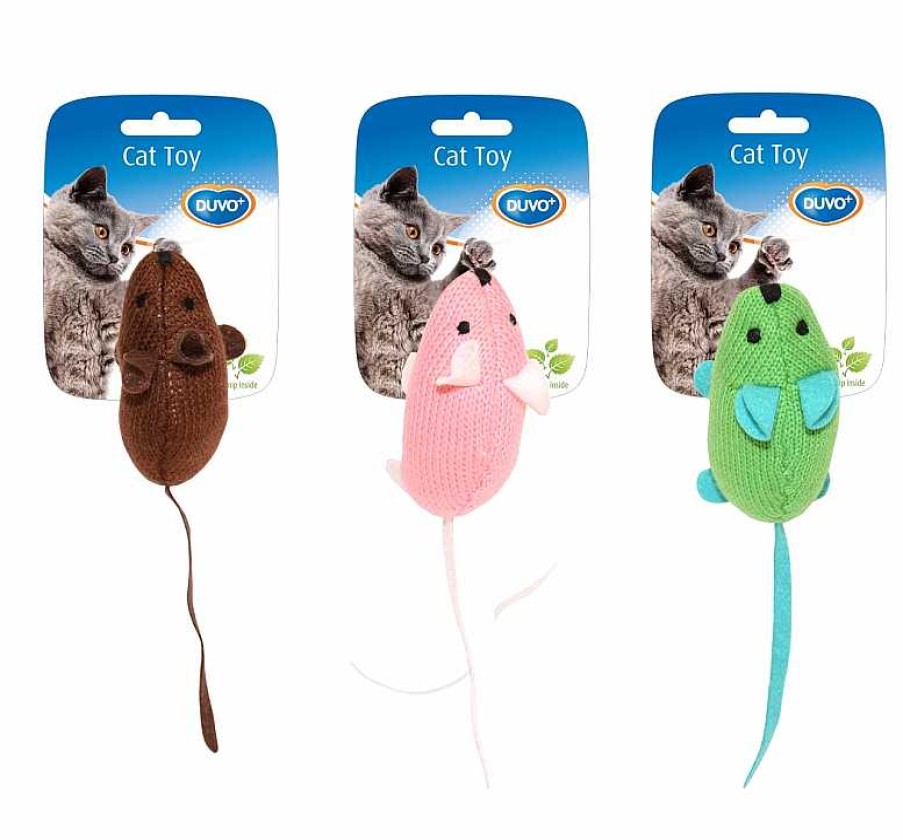 Gatos Duvo Plus Peluches Y Plumas | Duvo Plus Surtido De Ratones De Colores