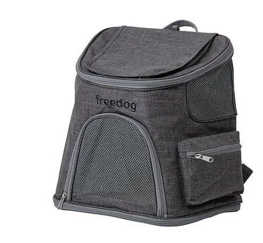 Perros Freedog Mochilas | Freedog Mochila Makalu Gris Oscuro Para Perros Y Gatos