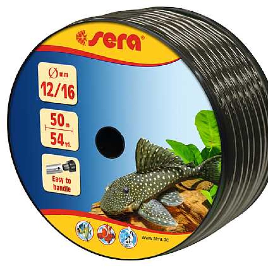 Peces Sera Tubos, Ventosas Y Clips | Sera Tubo De Agua 12/16 Mm X 50 M Gris