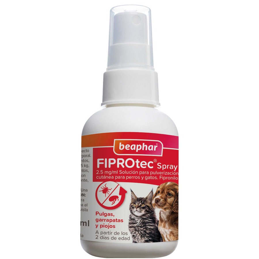 Perros Fiprotec Sprays | Fiprotec Spray Antiparasitario Para Gatos Y Perros (2,5Mg/Ml)