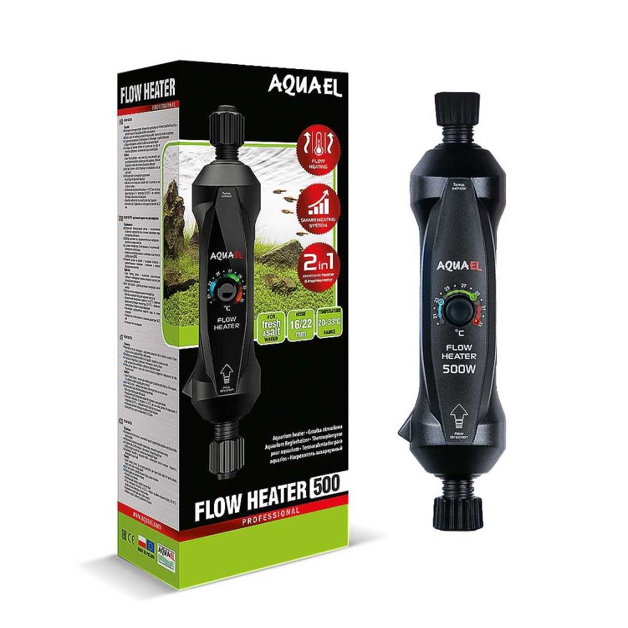 Peces Aquael Calentadores | Aquael Calentador Externo Flow Heater 500W