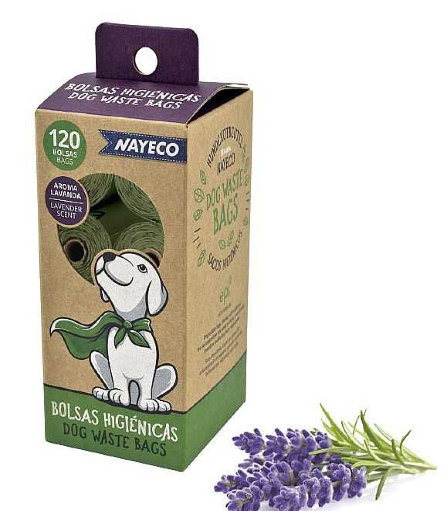 Perros Nayeco Sanitarios Y Recoge Excrementos | Nayeco Bolsas Para Excrementos Con Aroma A Lavanda