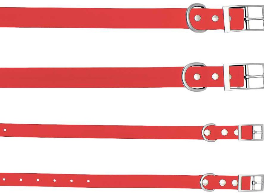 Perros Musqui Collares | Musqui Collar Para Perros De Pvc Rojo Para Perros