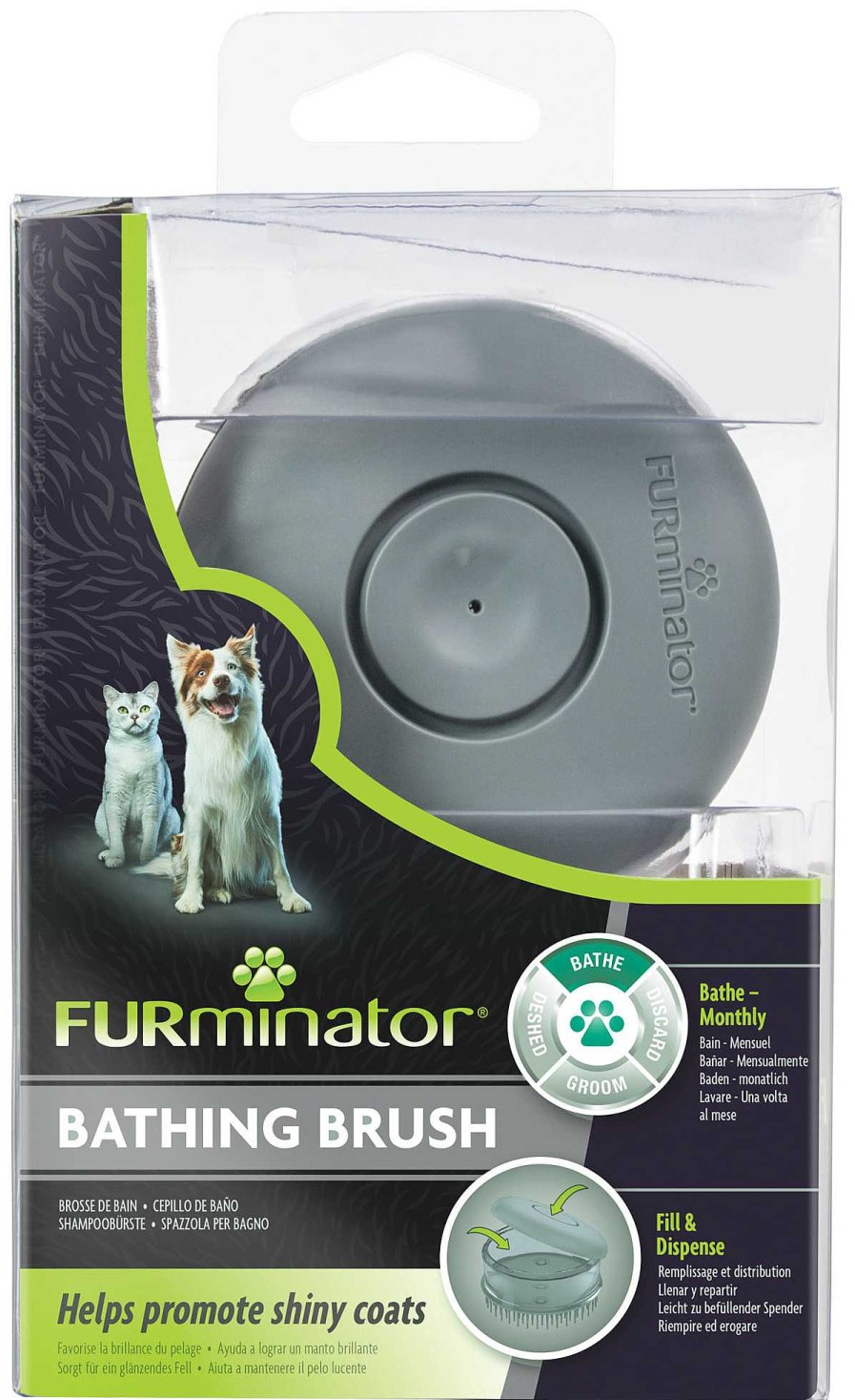 Gatos FURminator Peines Y Cepillos | Furminator Cepillo De Ba O Para Perro Y Gato