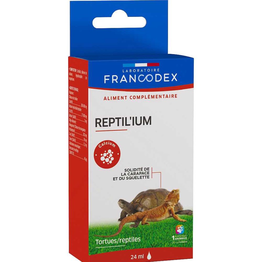 Reptiles Francodex | Francodex Suplemento Vitaminas Reptil'Ium Tortue Cal Para Tortugas