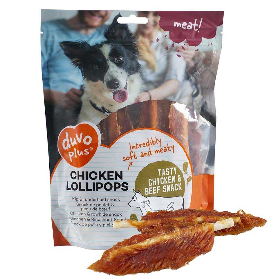 Perros Duvo Plus Light | Duvo Plus Piruletas De Pollo Y Piel De Vacuno Para Perros