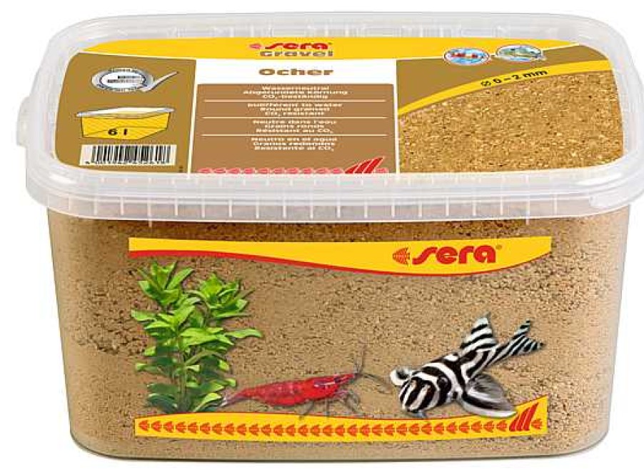 Peces Sera Gravillas Y Arenas | Sera Arena Gravel Ocher 0-2 Mm