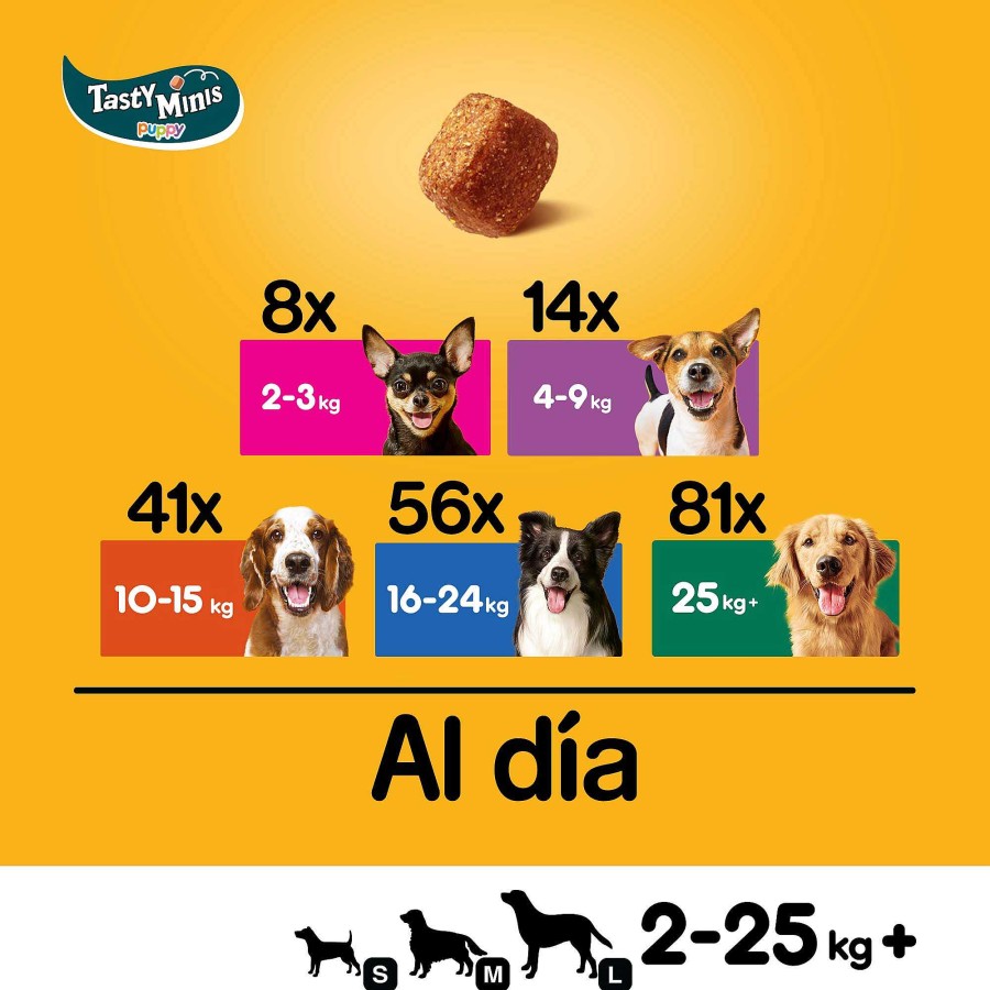 Perros Pedigree Galletas | Pedigree Tasty Mini Premios Para Cachorros Sabor Pollo