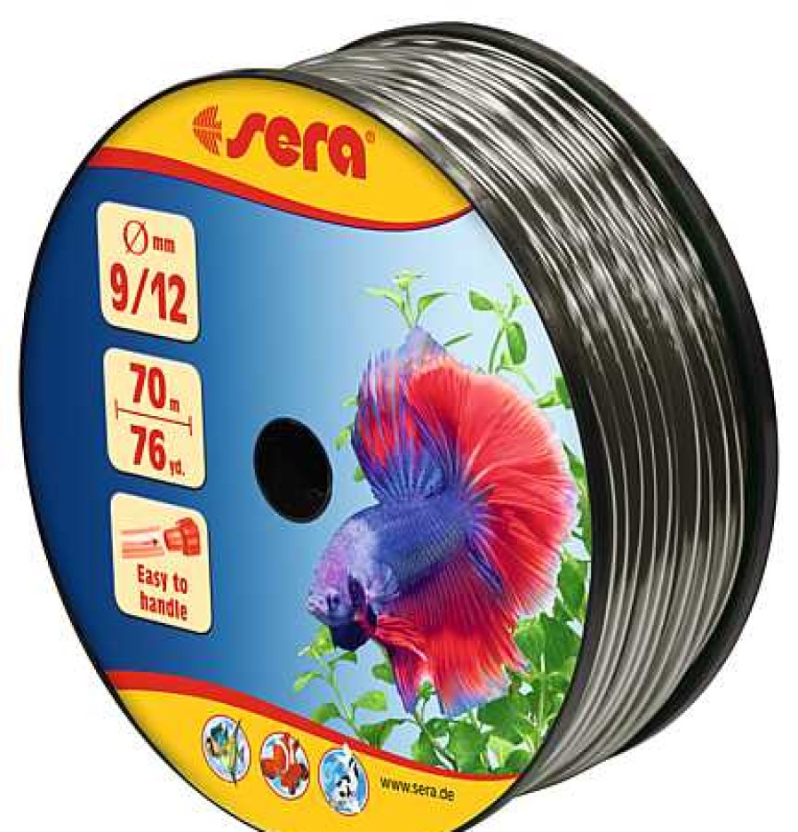 Peces Sera Tubos, Ventosas Y Clips | Sera Tubo De Agua 9/12 Mm X 70 M Gris