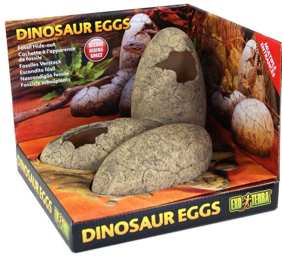 Reptiles Exo Terra Cuevas Y Rocas | Exo Terra Decoraci N Huevos De Dinosaurio Para Terrarios