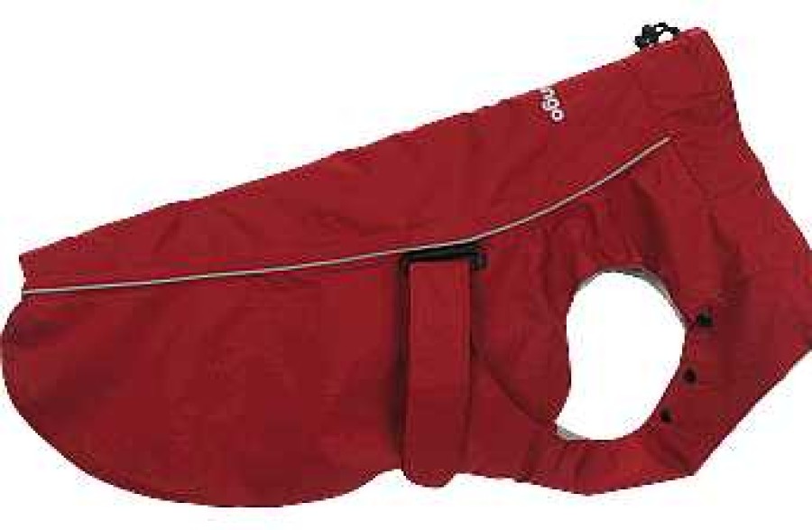 Perros Red Dingo Chubasqueros | Red Dingo Chubasquero Impermeable Rojo Para Perro Grande