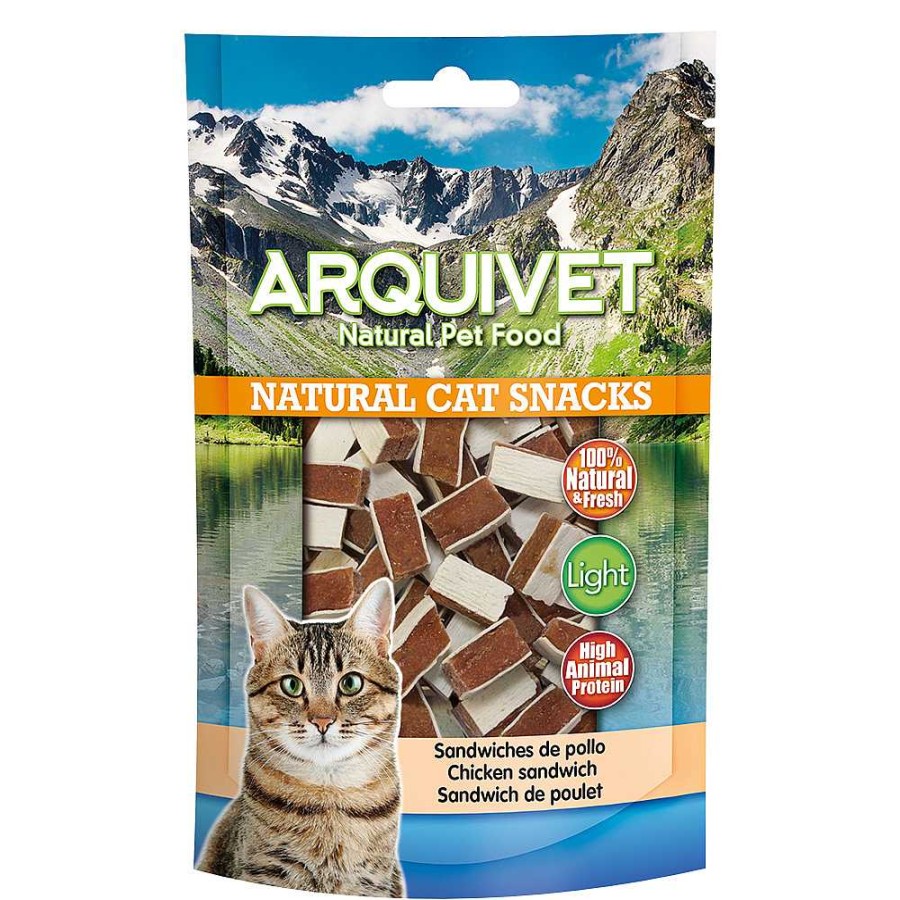 Gatos Arquivet Light | Arquivet Snack Gato Sandwiches De Pollo