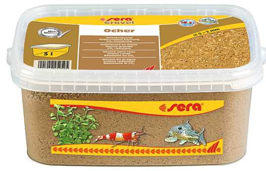 Peces Sera Gravillas Y Arenas | Sera Arena Gravel Ocher 0-2 Mm