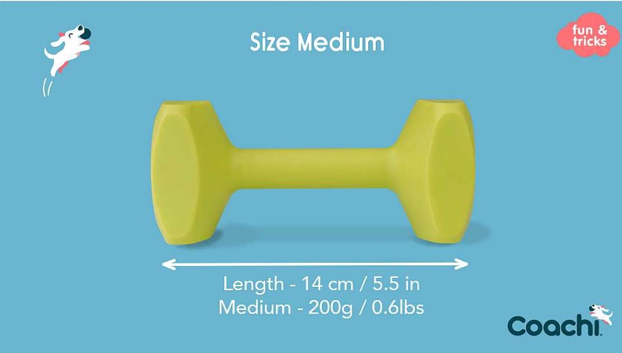 Perros Coachi Apports | Coachi Dumbbell Mediano Pesa Para Entrenamiento Perros