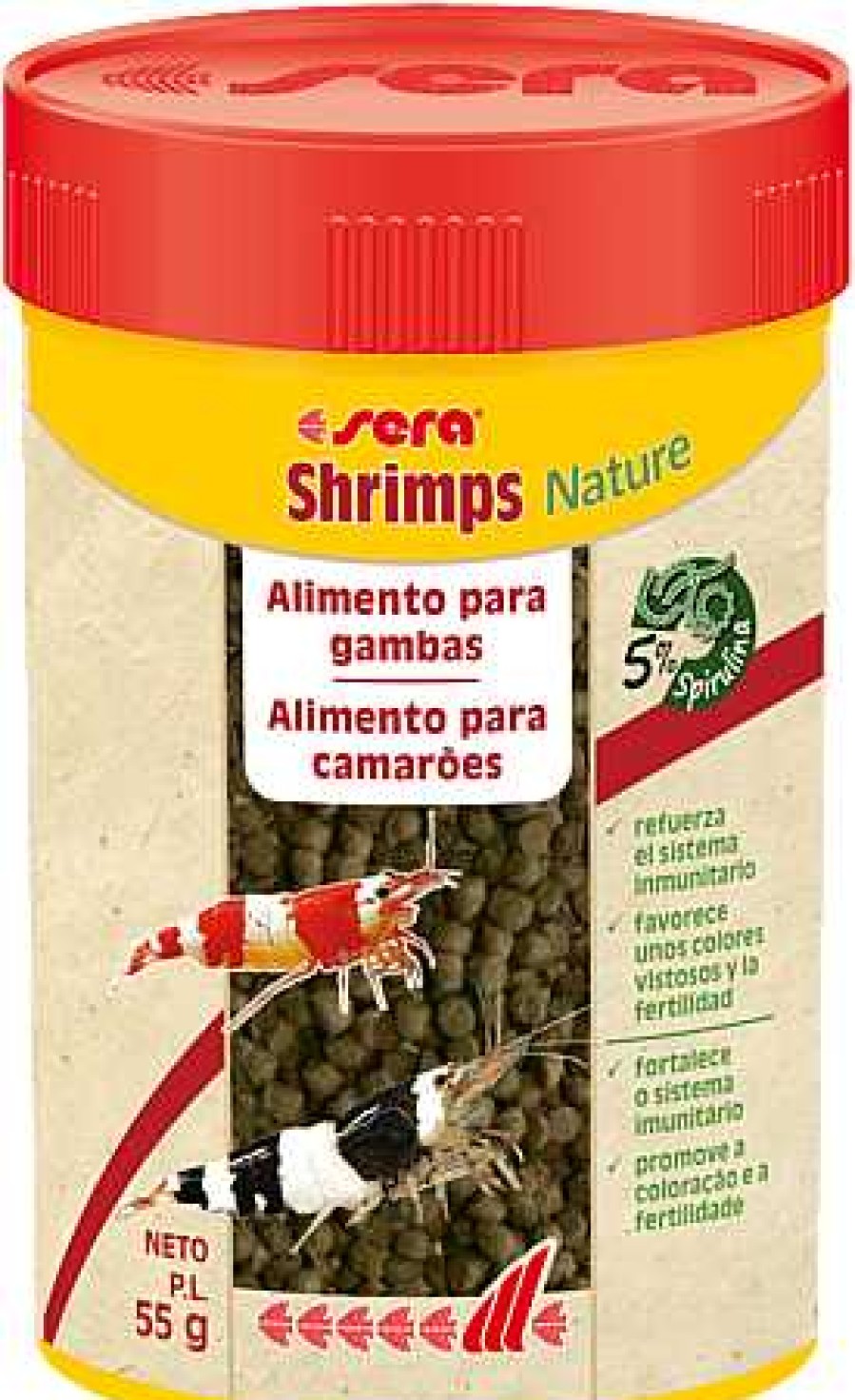 Peces Sera Agua Salada | Sera Shrimps Nature Alimento Para Gambas