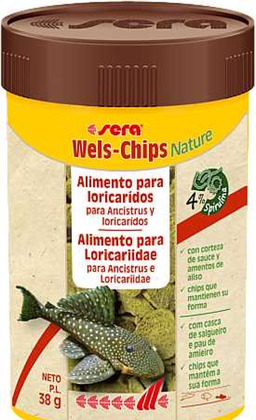 Peces Sera Agua Caliente | Sera Wels Chips Nature