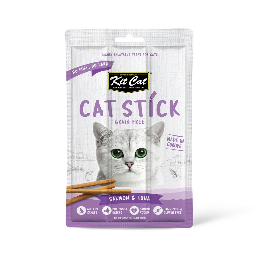 Gatos Kit Cat Palitos | Kit Cat Stick De Salm N Y At N Para Gatos