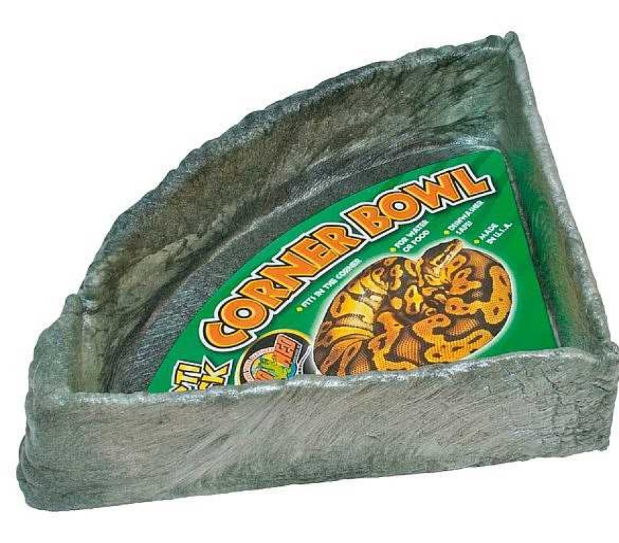 Reptiles Zoo Med | Zoo Med Repti Rock Corner Bowl G