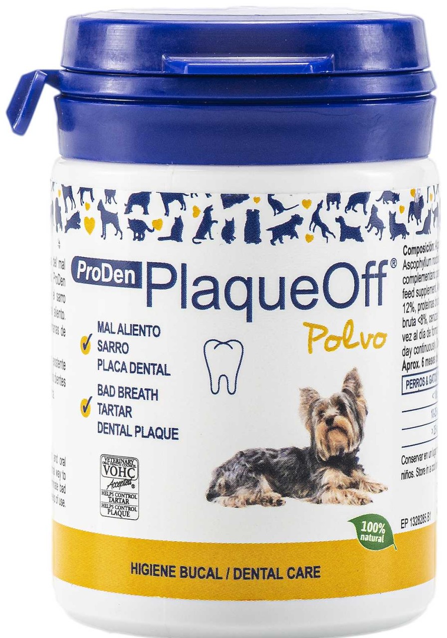 Gatos PlaqueOff Higiene Dental | Plaqueoff Suplemento Alimenticio Contra El Mal Aliento Para Perro Y Gato