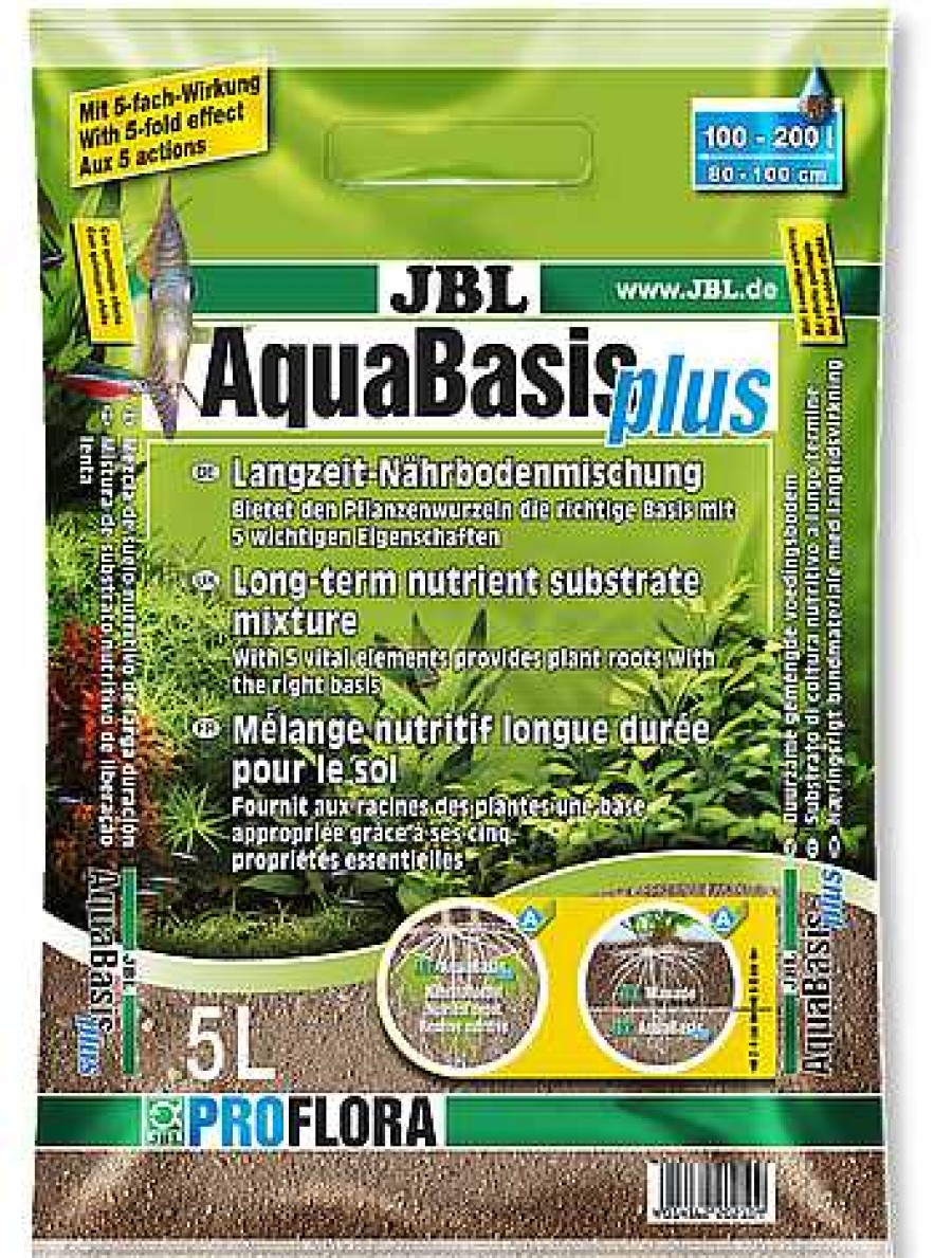 Peces JBL Sustratos | Jbl Aquabasis Plus Sustrato Nutritivo De Efecto Prolongado Para Plantas De Acuario De Agua Dulce