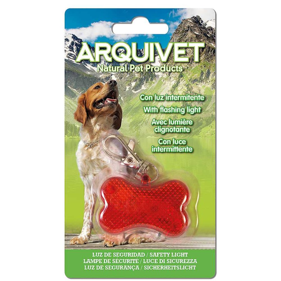 Perros Arquivet Accesorios | Arquivet Flasher Forma Hueso 4,5X2Cm.