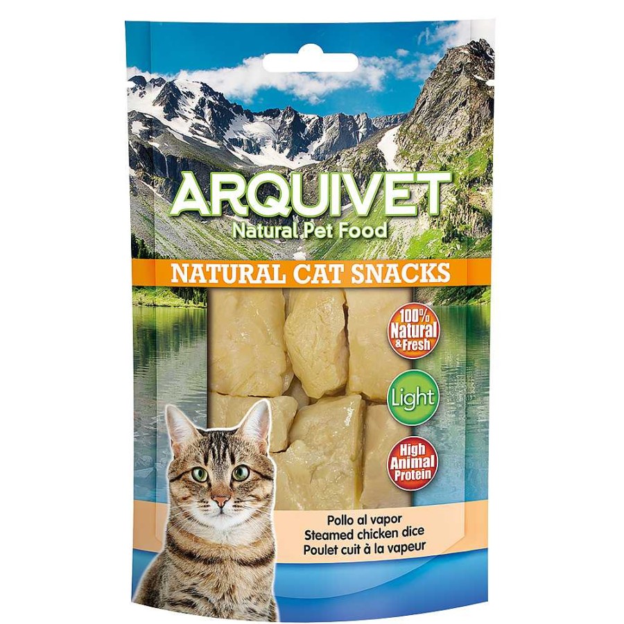 Gatos Arquivet Naturales | Arquivet Snack Natural Para Gatos De Pollo Al Vapor