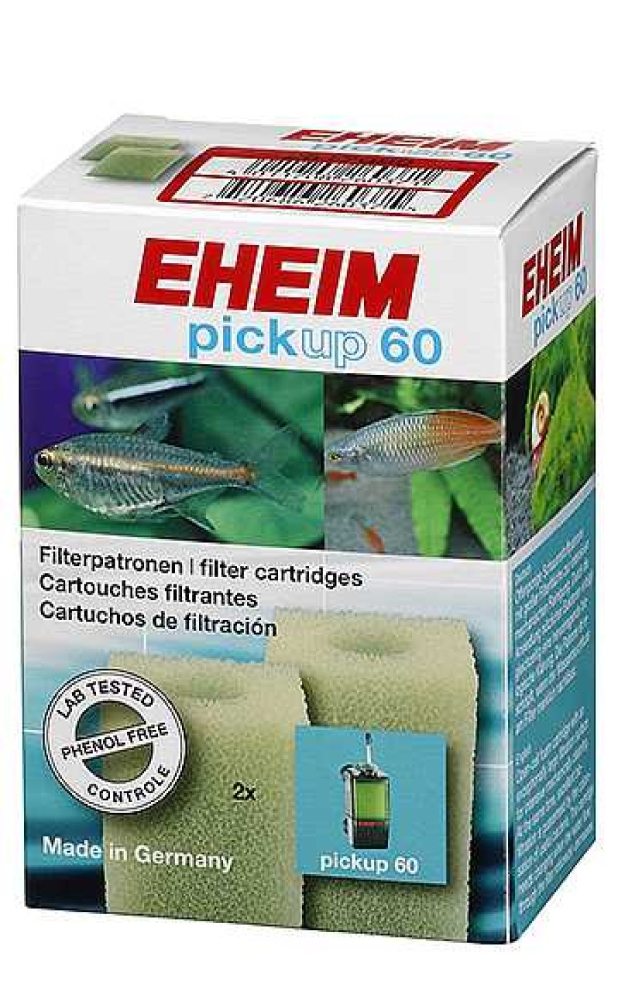 Peces Eheim Material Filtrante | Eheim Cartucho Filtrante Para Pickup 60