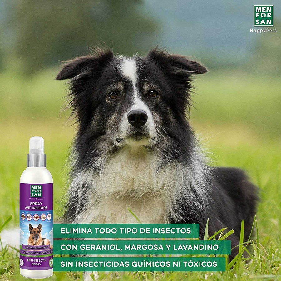 Perros Men For San Sprays | Men For San Spray Anti-Insectos Con Margosa Para Perros