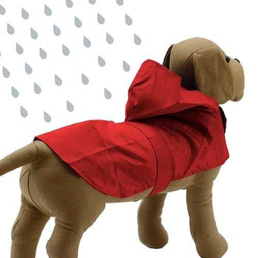 Perros Yagu Chubasqueros | Yagu Impermeable Color Rojo