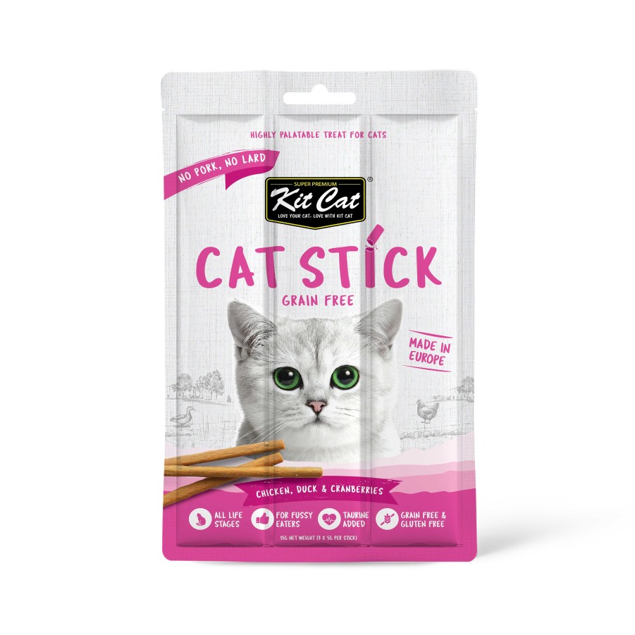 Gatos Kit Cat Palitos | Kit Cat Stick De Pollo, Pato Y Ar Ndanos Para Gatos