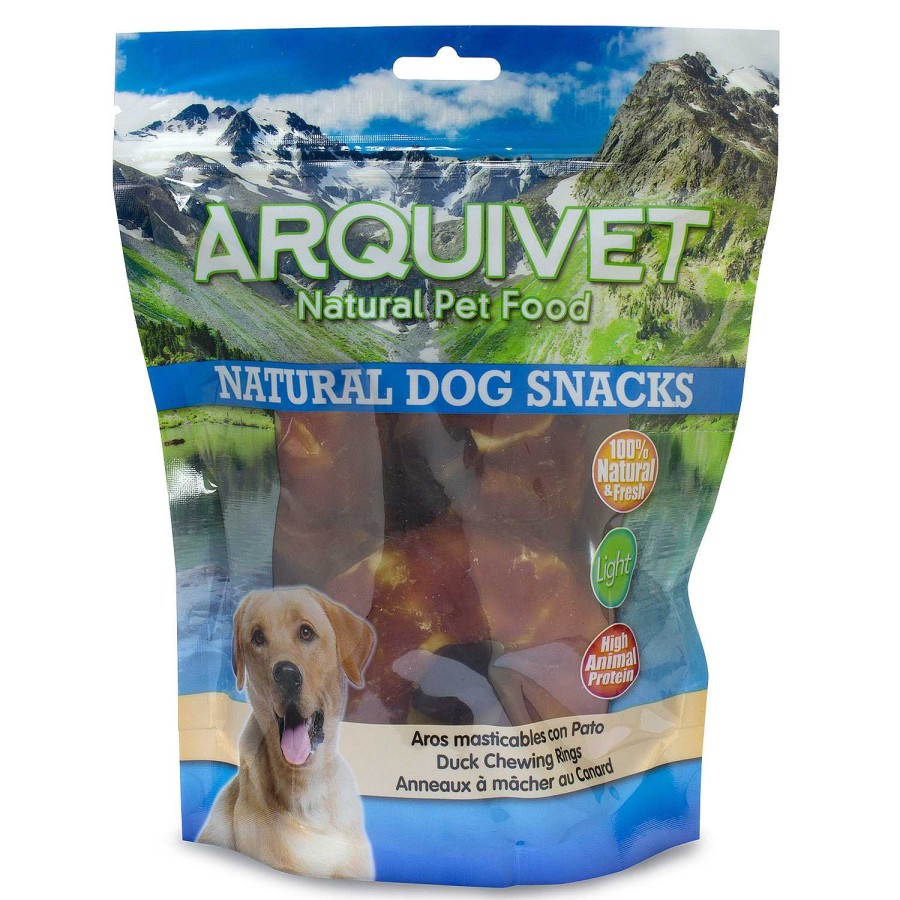 Perros Arquivet Naturales | Arquivet Snacks Para Perros Aros Masticables Con Pato