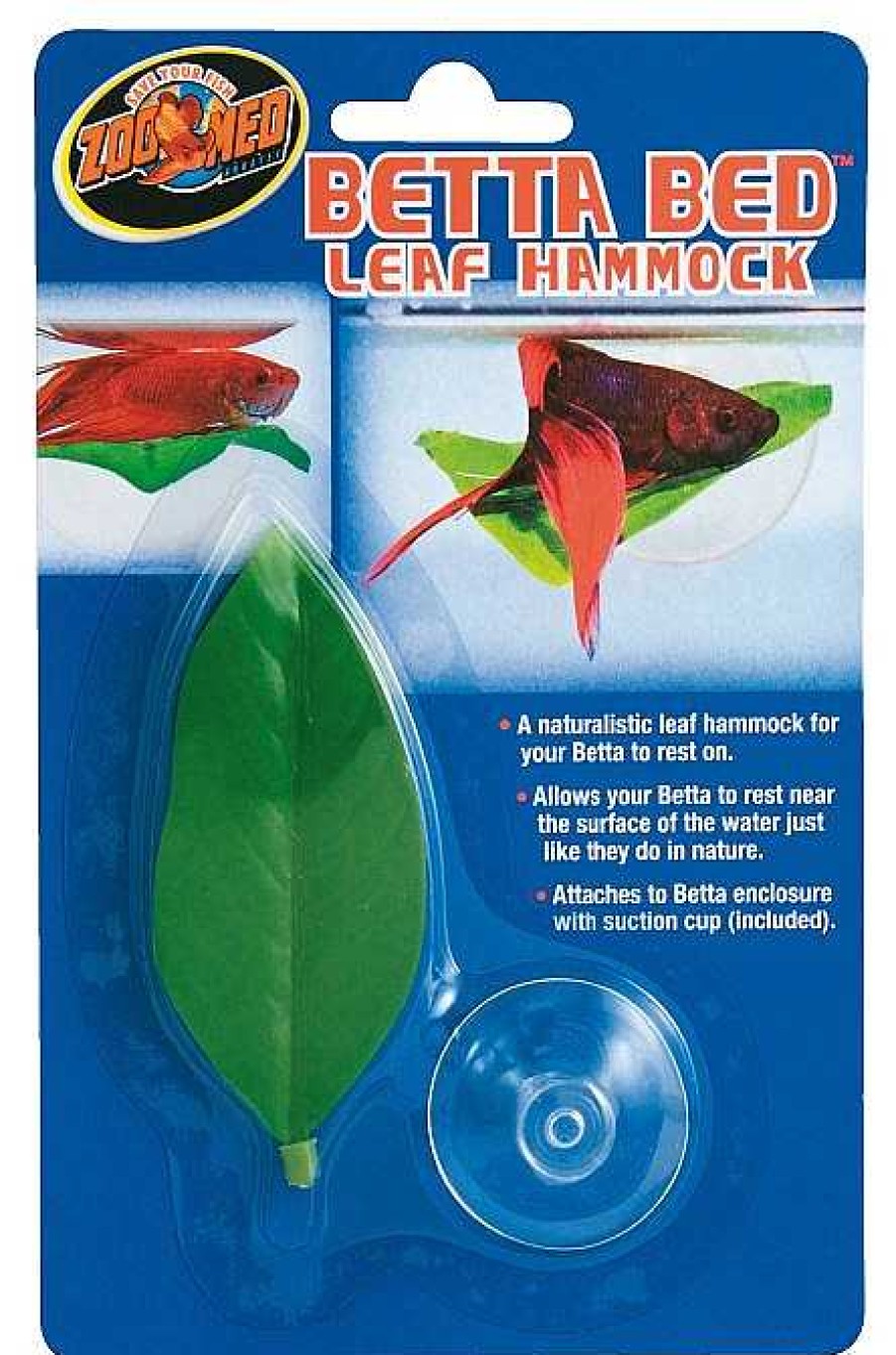 Peces Zoo Med Plantas Artificiales | Zoo Med Hoja Hamaca Para Betta