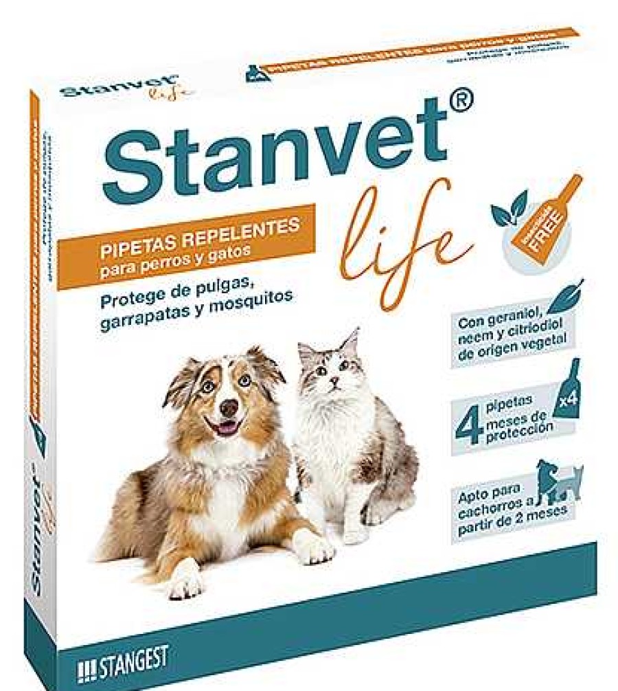 Perros Stangest Pipetas | Stangest Pipetas Repelentes Stanvet Life Para Perros